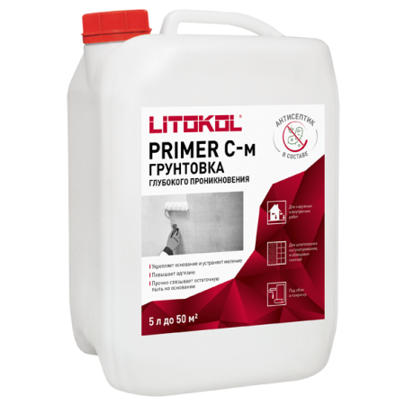 Грунтовка PRIMER C-M глубокого проникновения 5кг Litokol