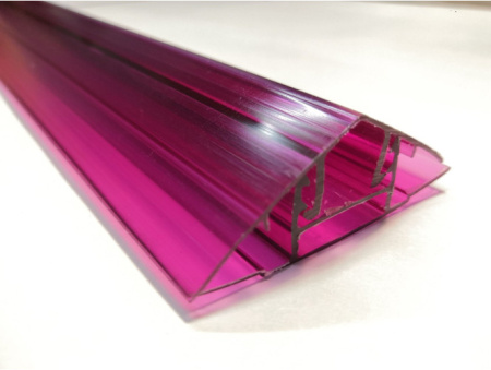 Профиль соединительный разьемный НСР 6-10мм гранат 6м (5) Юг-ойл- пласт