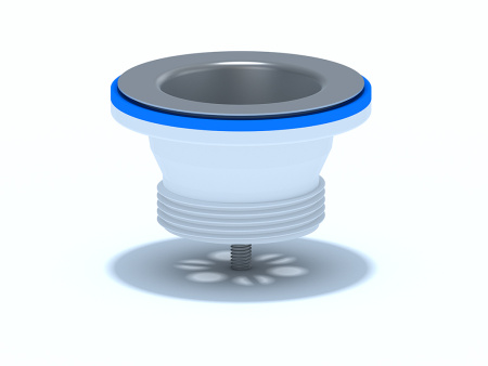 M100 Выпуск 1 1/2 с нержавеющей решеткой (50)