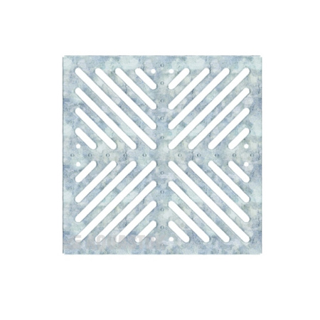 32832 Решетка штампованная оцинкованная для   дождеприемника 300х300 