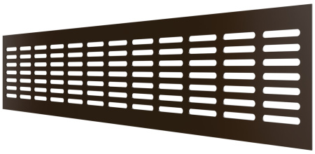 Решетка переточ. алюм.с анодир.покрыт.480*80 Dark bronze 4808DP AL