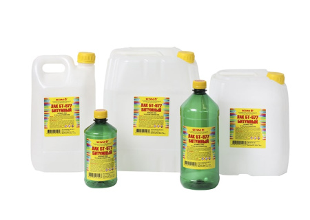 Лак битумный (кузбасслак) БТ-577  5л ЯСХИМ  (3,825 кг)