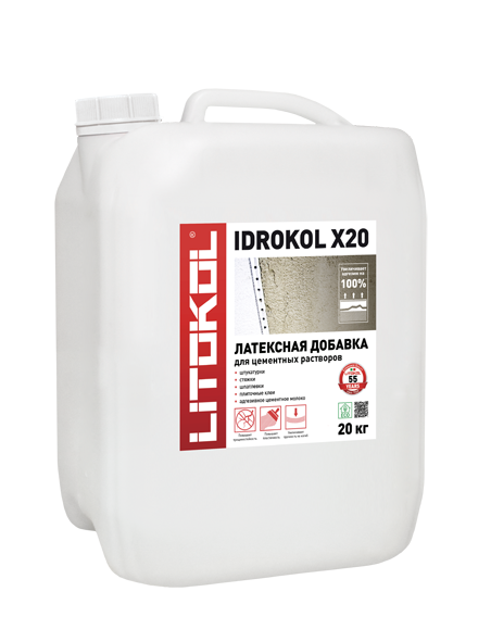 Латексная добавка IDROKOL X20-м 20 кг Litokol 