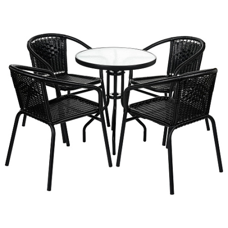 Комплект для отдыха Terazza 4+1 (темно-коричневый)