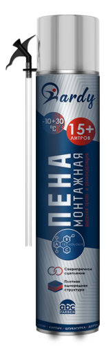 Пена HARDY бытовая 520 мл. 15 всесезонная A1488Z