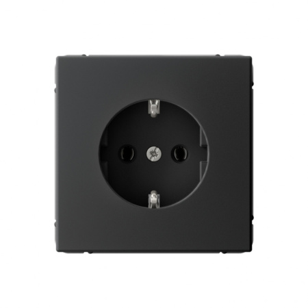 Розетка ArtGallery 16А с/з карбон SE GAL001043