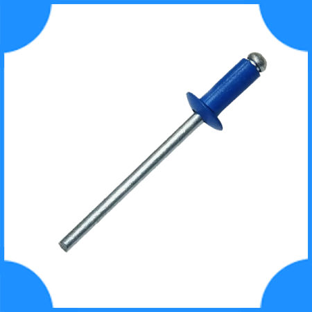 Заклепка вытяжная 4,0*10 (5002) ультрамарин синий (1000)