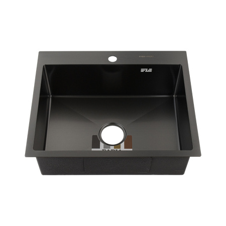 Мойка врезная FABIA PROFI 60503G 3,0/1мм 60х50см глубина 200мм + сифон + корзина