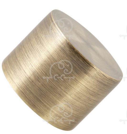 Заглушка D25 Плоская Антик АС МАРТ (уп 2шт.)