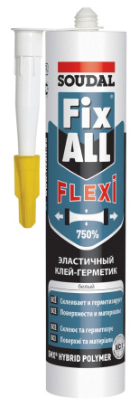 Клей-герметик Soudal Fix All Flexi гибридный белый 290мл (12)