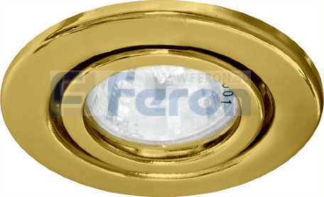 FERON DL 11/DL3202 MR16 50W G5.3 золото поворот. Х000354 ***