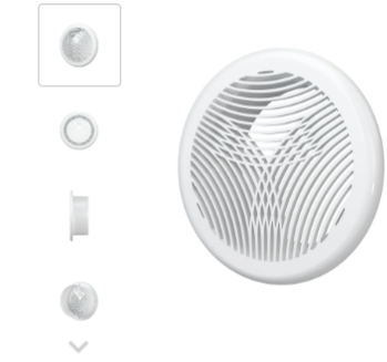 Решетка вент. круглая 12,5 РПКФ разъемн./без москит/с фланцем D125  14