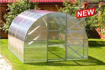 Теплица "Дачная-Трешка"(2020)3м*2м*4м + Декоративная стальная окантовка