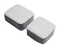 Плит.трот. Старый город 2 кам. (115*115*40, 172*115*40) белая(1под.10,56м2/ 995кг)1м2=30+30   