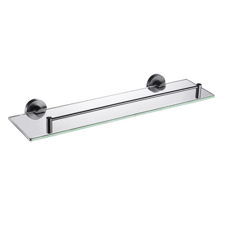 GFmark Полка 78006 стеклянная ГРАФИТ