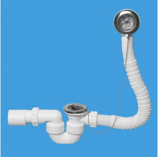 MRB1-EX Трап д/ванны 1 1/2х40/50 с рааздв.переливом