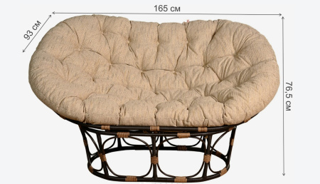 Диван для отдыха из искусственного ротанга Mamasan