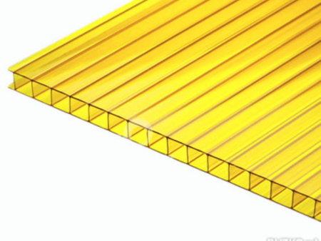 Поликарбонат 12000х2100х 8  ЖЕЛТЫЙ  СОТАЛАЙТ Юг-ойл- пласт