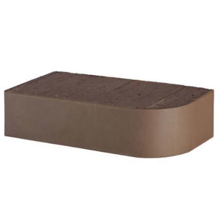 Кирпич лиц полнотел 250*120*65  Коричневый радиальный R60 