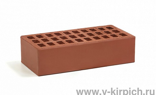 Кирпич 1НФ Бордо 250*120*65 М150_F100  (480 шт/под)(Воротынский КЗ) 