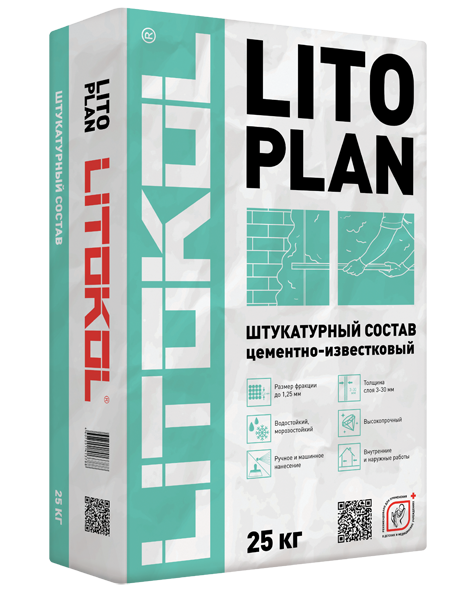 Штукатурный состав LITOPLAN 25кг