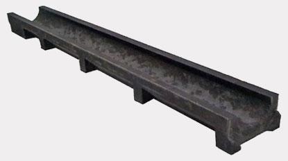 701 Лоток водоотводный полимерпесчаный мелкосидящий Standart 100/70, 1000*140*70 (до 25 т.)