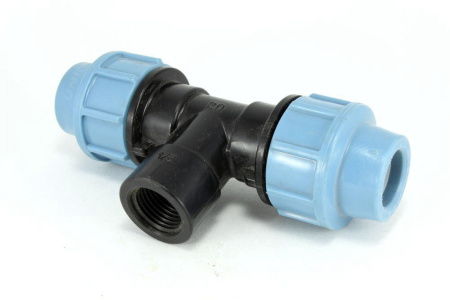 Тройник вн. резьба 40х1 1/4 ПНД