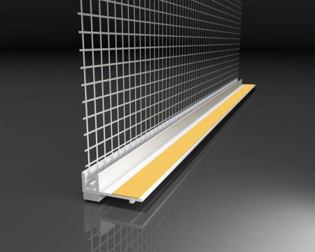 Профиль примыкающий с арм. сеткой 6 мм 2,4 м (25) FasadPro 