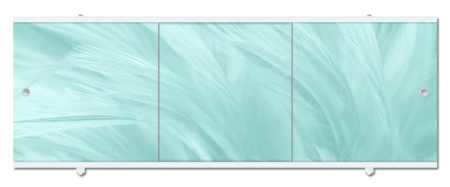 Экран для ванны Premium Collection 1,68 Мятная история/Перышко