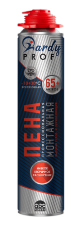 Пена HARDY PROF профес. 65 1000 мл. всесезонная A1487Z
