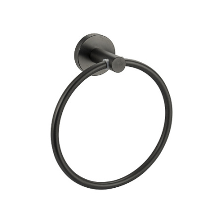 GFmark Держатель 78147для полотенца круглый ГРАФИТ
