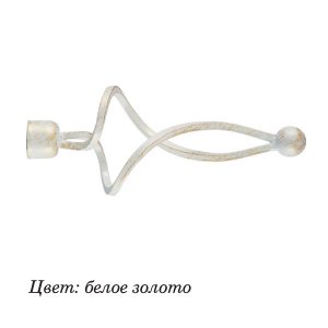 Наконечник (d 16) ДДА DIY Чародейка белое золото (2 шт/уп)*