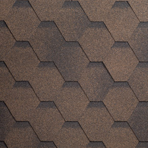 Гибкая черепица ФИНСКАЯ ЧЕРЕПИЦА СОНАТА коричневый  (уп 3 м2)