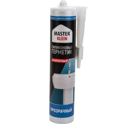 Герметик Master Klein санитарный силиконовый картридж 280мл бесцветный (25)