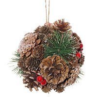 Изделие декоративное подвесное "Шар", L13 W13 H13 см 254456