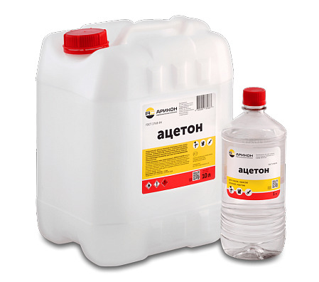 Ацетон 10л/8кг кан. АРИКОН