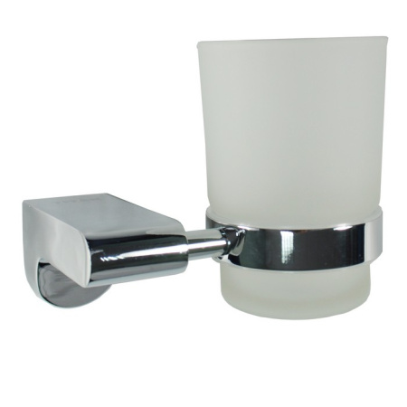 TITAN Стакан 77005 стеклянный с креплением к стене