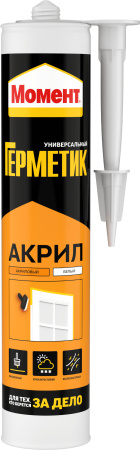 Герметик акриловый Момент универс. БЕЛЫЙ морозостойкий 420г (12)