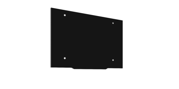 Комплект заглушек СТ 50 чёрный (2шт/уп) алюминий FERGIPPS