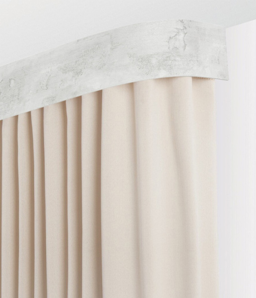 Бленда д/карниза ПВХ 70мм ЛЕ-ГРАНД Стоун Бетон (30м/рул)