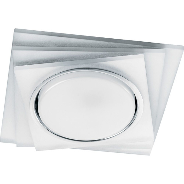 Светильник FERON CD5023 КВАДРАТ 20LED*2835 SMD 4000K 15W GX53, без лампы, 1/30