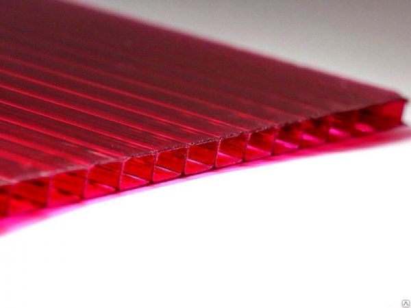 Поликарбонат 12000х2100х 6  ГРАНАТ Sotalux Юг-ойл- пласт