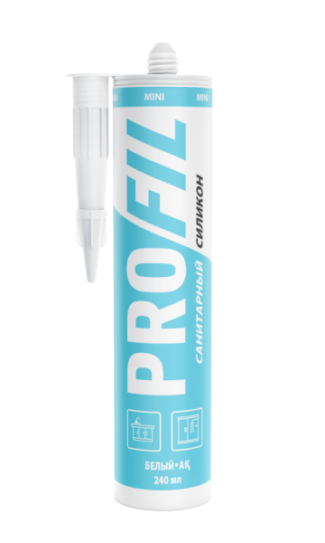 Герметик Профиль Мини санитарный белый 240мл (15)