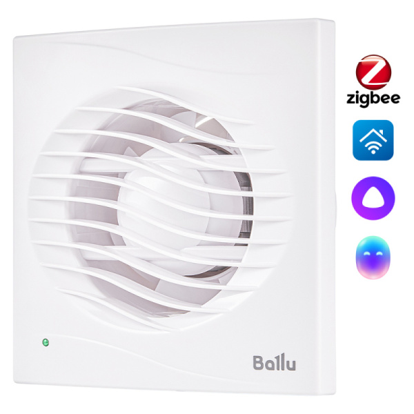 Вентилятор вытяжной Ballu BAF-AR V-100 с обратным клапаном НС-1606085