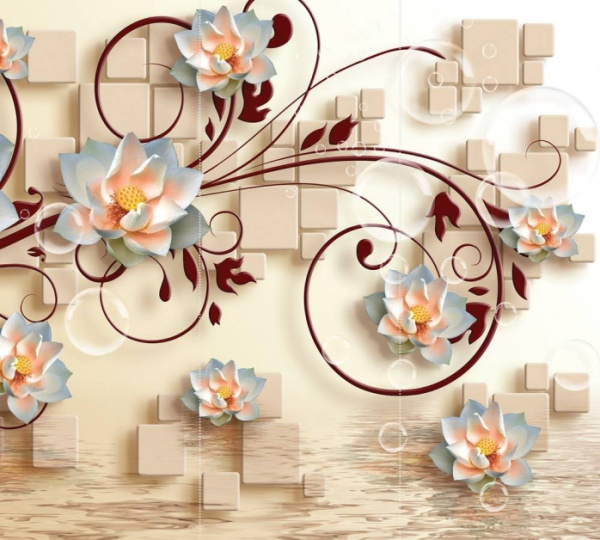 Фотообои MATRIX  Flizzetto Лилии 3D 3*2,7м /м-23211868 