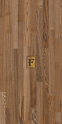 Паркетная доска Floorwood 3-х полосная Ясень Кантри,легкий браш. коричневое масло 188*2266  (3,41м2)