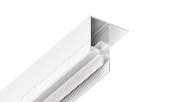 Профиль БП 52 Белый муар (2м) ( парящий профиль)