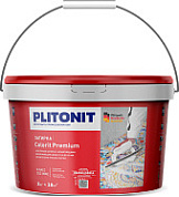Затирка PLITONIT COLORIT Premium биоцидная (0,5-13 мм) серая 2 кг (8)