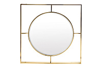 Зеркало золотое 80х80 см 19-OA-5892 
