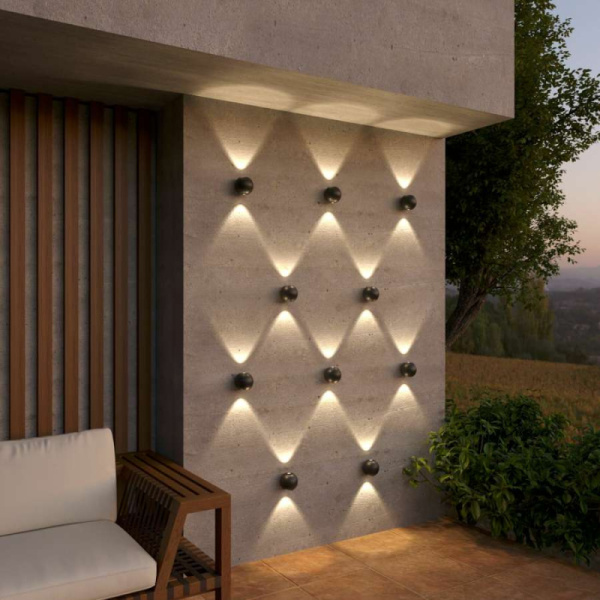 1566 TECHNO LED / Светильник садово-парковый со светодиодами DIVER черный	